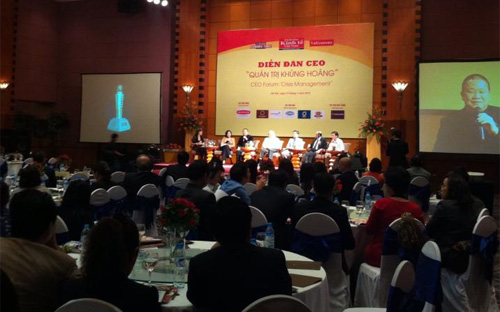 Đại diện 6Pg88.con độc quyền mỗi ngày, chuyên gia và nhà quản lý tại diễn đàn CEO với chủ đề “Quản trị khủng hoảng”.<br>