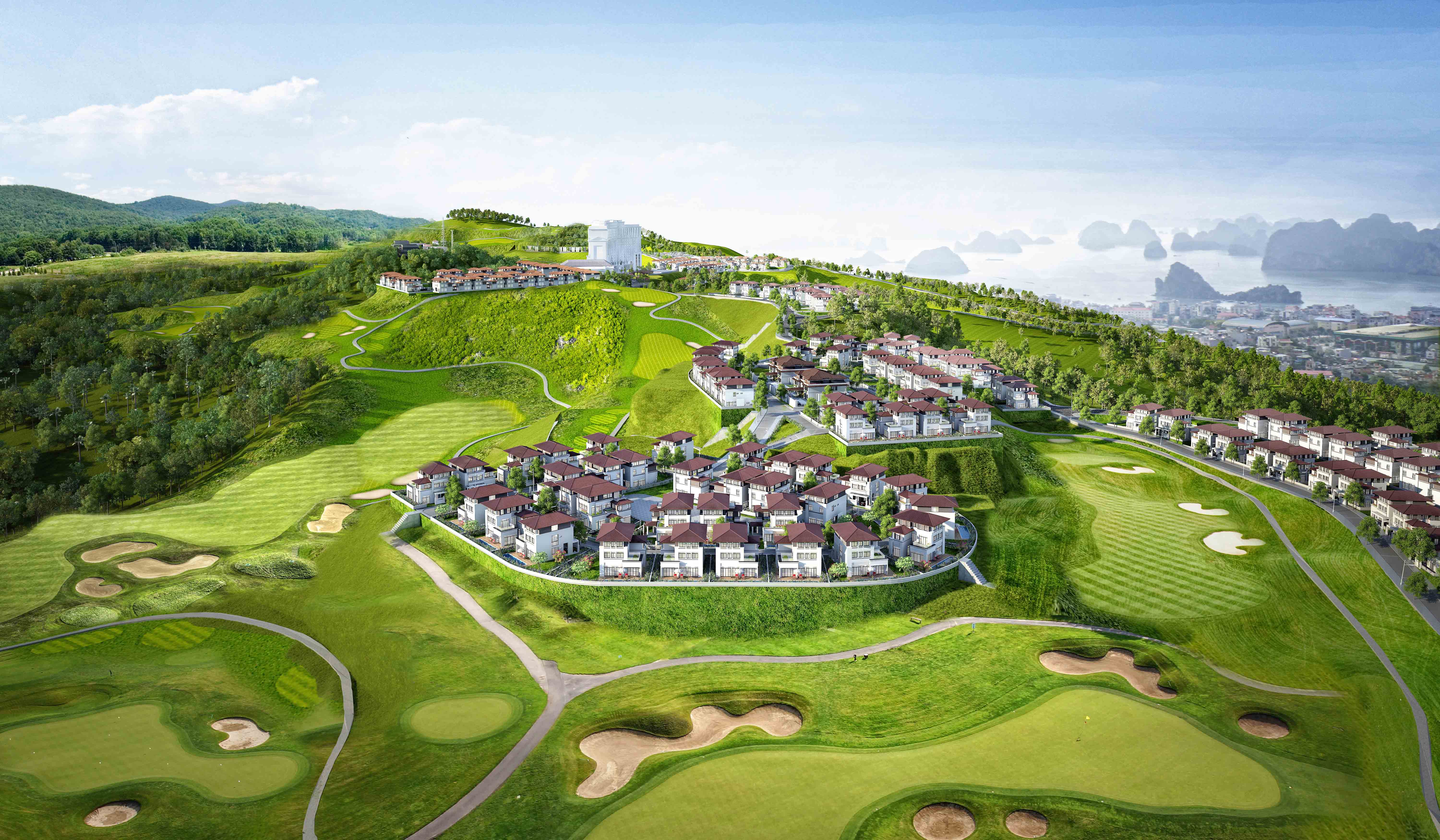 Có tổng mức đầu tư 3.400 tỷ đồng, Ha Long Bay Golf Club &amp; Luxury Resort là quần thể nghỉ dưỡng 5 sao trên đồi duy nhất tại trung tâm thành phố Hạ Long, với địa thế “tọa sơn, hướng hải” và tầm nhìn bao quát vịnh, được FLC chính thức giới thiệu đến thị trường vào ngày 18/12/2016.