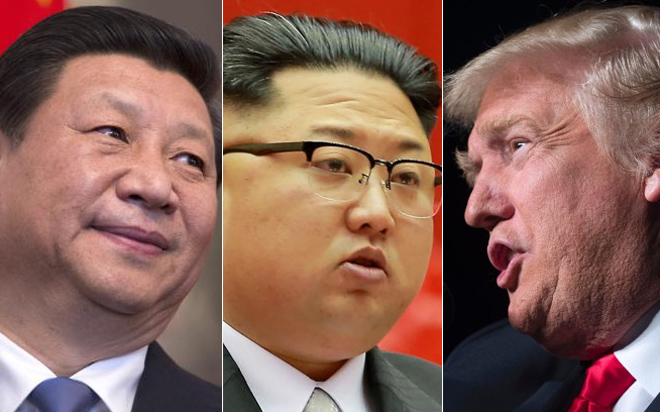 Donald Trump - Tập Cận Bình điện đàm chuyện Triều Tiên