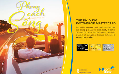 Thẻ tín dụng PVcomBank MasterCard được thiết kế với nhiều tính năng ưu 
việt, tạo tiện lợi tối đa cho khách hàng với 3 hạng thẻ Platinum, Gold 
và Smart.