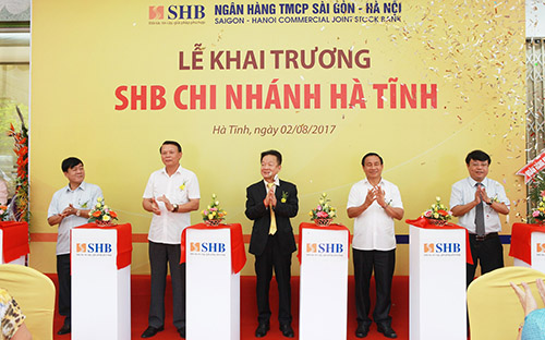 Hiện SHB đã có gần 60 chi nhánh, 500 điểm giao dịch trên cả nước.<br>