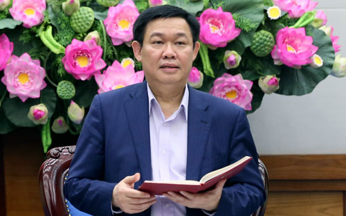 Phó thủ tướng Vương Đình Huệ yêu cầu Pg88 com chính chủ Nhà nước bảo đảm lành mạnh trong công tác huy động vốn giữa các tổ chức tín dụng - Ảnh: VGP/Thành Chung.