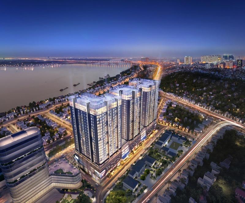 Tòa T2 sở hữu tầm nhìn đẹp nhất toàn khu Link Trang Chủ PG88.Com Mới #2026: một mặt hướng ra sông Hồng, một mặt hướng về không gian xanh. <br>