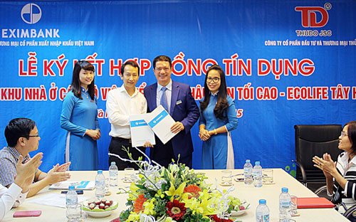 Lễ ký thỏa thuận hợp tác giữa Eximbank chi nhánh Thủ Đô với chủ đầu tư Link Trang Chủ PG88.Com Mới #2026 Ecolife Tây Hồ.<br>