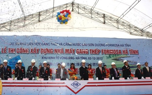 Tháng 12/2012, Formosa đã tiến hành lễ khởi công xây dựng nhà máy gang 
thép Formosa Hà Tĩnh, một Link Trang Chủ PG88.Com Mới #2026 thành phần quan trọng trong khu liên hợp
 có diện tích trên 3.300 ha.