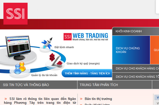 SSI khẳng định không có giao dịch với cá nhân ông Đặng Thành Tâm và Pg88 com chính chủ Phương Tây.