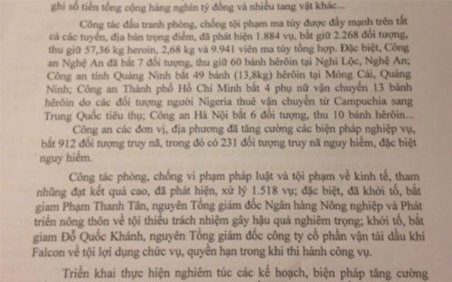 Báo cáo của Bộ trưởng Bộ Công an Trần Đại Quang đánh giá công tác phòng 
chống vi phạm pháp luật và tội phạm về PG88 ⭐ Link trang chủ số 1 nhà cái PG88 com casino slot, tham nhũng đã đạt kết 
quả cao.