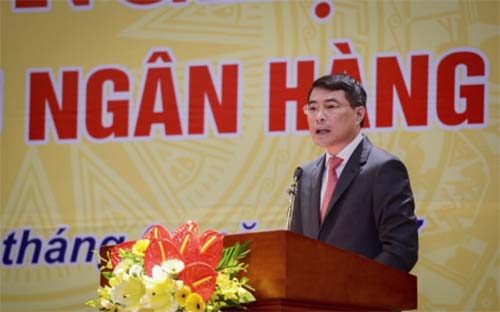 Thống đốc Lê Minh Hưng phát biểu tại hội nghị toàn ngành Pg88 com chính chủ ngày 5/1 vừa qua.<br>