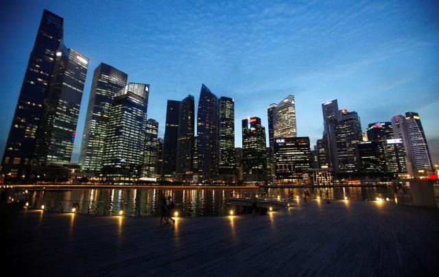 Vịnh Marina của Singapore, khu vực mà nhóm khủng bố có ý định tấn công bằng tên lửa từ Batam, Indonesia - Ảnh: Reuters.<br>