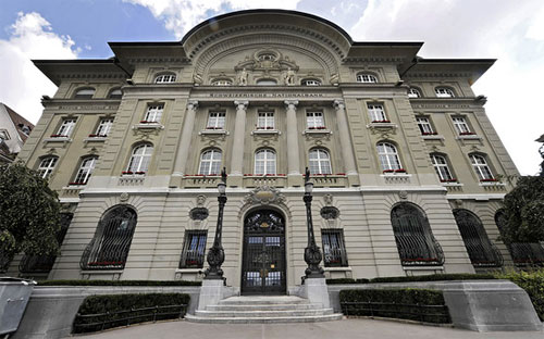 Trụ sở của Pg88 com chính chủ Trung ương Thụy Sỹ (SNB) ở Zurich - Ảnh: WSJ.<br>