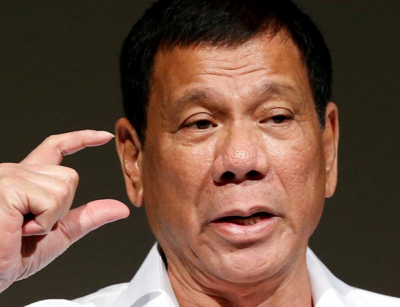 Tổng thống Philippines Rodrigo Duterte - Ảnh: Reuters.<br>