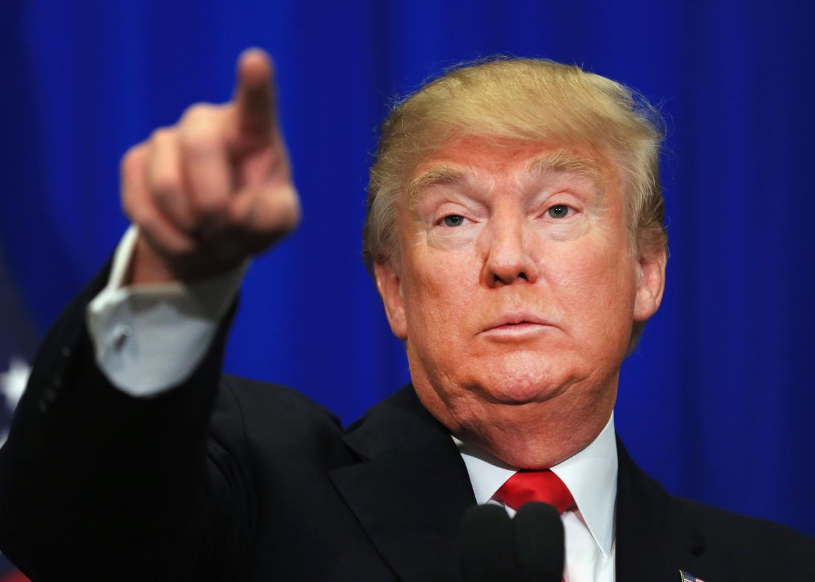 Ứng cử viên Tổng thống Mỹ Donald Trump.<br>