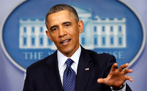 Tổng thống Mỹ Barack Obama.<br>