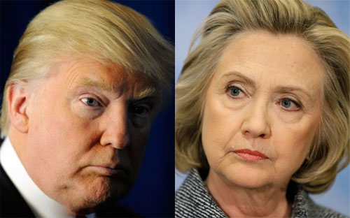 Cơ hội trúng cử tổng thống của Trump và Clinton ngang nhau