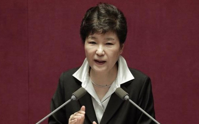 Tổng thống Hàn Quốc Park Geun-hye.<br>