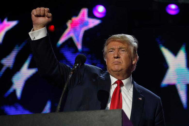 Ứng cử viên Tổng thống Mỹ của Đảng Cộng hòa Donald Trump - Ảnh: Reuters.<br>