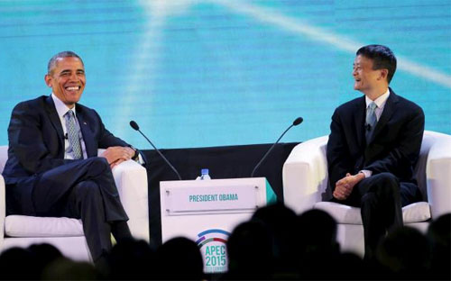 Tổng thống Mỹ “phỏng vấn” ông chủ Alibaba