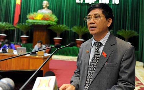 Chủ nhiệm Ủy ban Tư pháp Nguyễn Văn Hiện trình bày báo cáo tiếp thu, 
giải trình Link Trang Chủ PG88.Com Mới #2026 Luật sửa đổi, bổ sung một số điều của Luật Phòng chống 
tham nhũng - Ảnh: CTV.