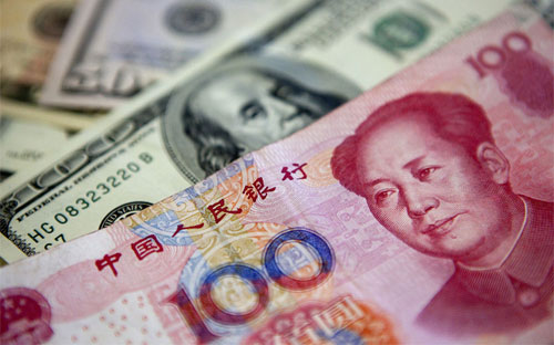 Việc Trung Quốc tăng tỷ giá Nhân dân tệ phản ánh sự giảm giá của đồng USD trong thời gian thị trường nước này đóng cửa nghỉ lễ.