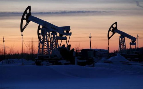 Một mỏ dầu ở Siberia, Nga ngày 25/2/2016 - Ảnh: Reuters.<br>