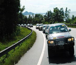 Các tỉnh miền Trung có lợi thế cho các tour caravan.
