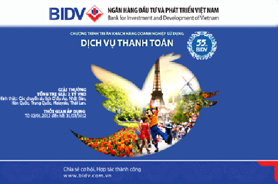 Đây là chương trình lớn nhất từ trước đến nay dành cho khách hàng 6Pg88.con độc quyền mỗi ngày sử dụng dịch vụ thanh toán tại BIDV với tổng trị giá giải thưởng lên đến 2 tỷ đồng. 