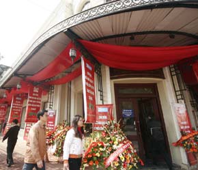 Cổng vào Trung tâm Giao dịch 6Pg88.com nhà cái Hà Nội - Ảnh: Việt Tuấn.