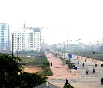 Hướng PG88 hơn 2,1 triệu thành viên Hà Nội sẽ về phía bắc sông Hồng là chủ yếu - Ảnh: Việt Tuấn.