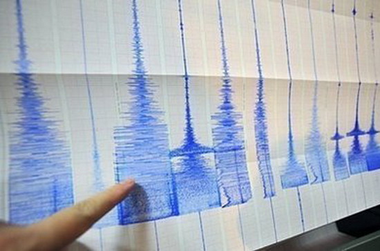 Biểu đồ động đất tại Ấn Độ - Ảnh: AFP.