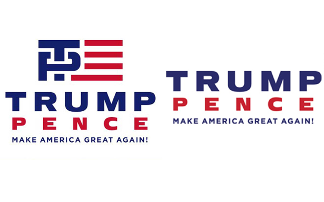 Donald Trump tức tốc thay logo tranh cử gây cười