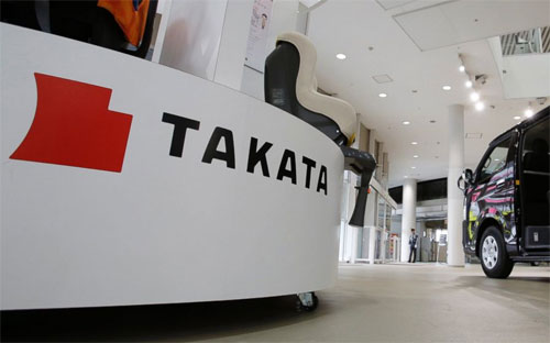 Takata phá sản do sức ép nợ nần quá lớn từ việc phải thu hồi hàng triệu túi khí ôtô - Ảnh: ABC.<br>