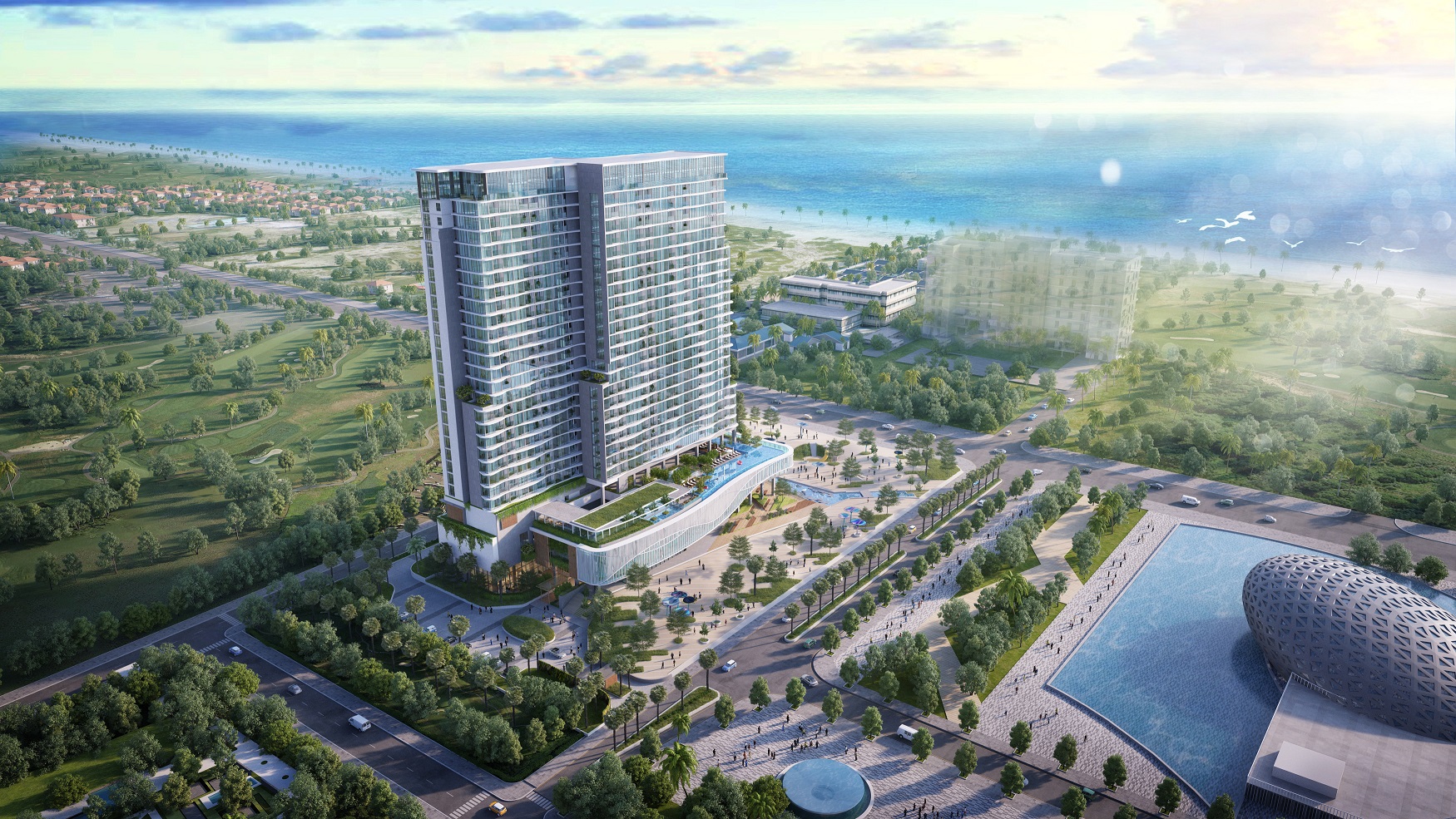 Khu tổ hợp du lịch giải trí đẳng cấp bậc nhất Đông Nam Á - Cocobay sẽ khai trương giai đoạn 1 vào tháng 7.