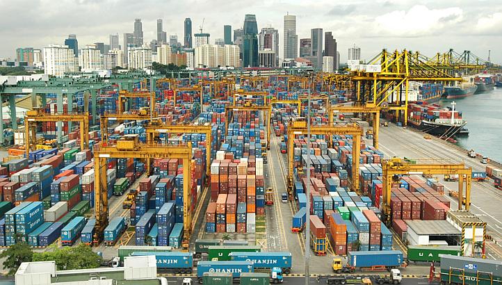 Những container hàng hóa ở cảng Singapore. Năm ngoái, kim ngạch PG88 Sòng bạc trực tuyến TOP 1 Việt Nam | Casino, Nổ Hũ song phương giữa Trung Quốc và Singapore
 đạt 66 tỷ USD, chiếm 13% tổng kim ngạch PG88 Sòng bạc trực tuyến TOP 1 Việt Nam | Casino, Nổ Hũ của Singapore.