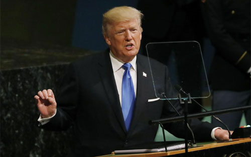 Tổng thống Trump dọa hủy diệt hoàn toàn Triều Tiên