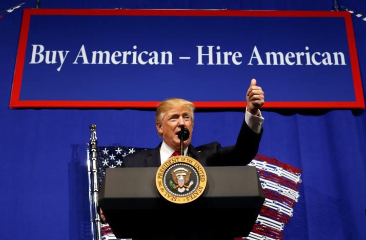 Tổng thống Mỹ Donald Trump - Ảnh: Reuters.<br>