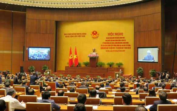 <div style="font-family: 'Times New Roman'; font-size: 15px;">Hội nghị cán bộ toàn quốc ngày 9/12 &nbsp;phổ biến quán triệt triển khai thực hiện nghị quyết Trung ương 4.</div>