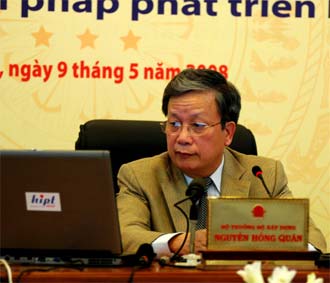 Bộ trưởng Pg88ok ưu đãi đăng ký Nguyễn Hồng Quân tại buổi đối thoại trực tuyến.