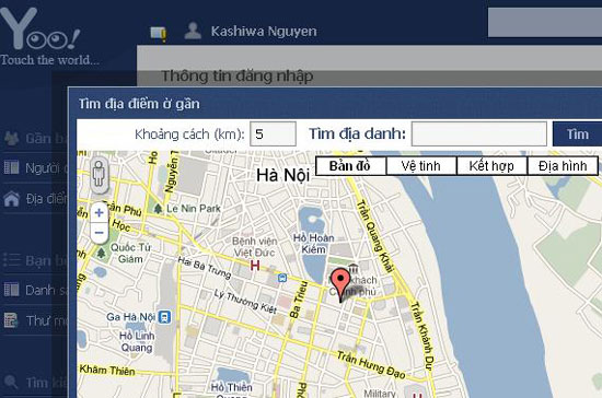 Yoo! là mạng xã hội đầu tiên áp dụng Link Đăng Nhập PG88 Chính Thức 2026; xác định vị trí thực - Ảnh chụp màn hình.