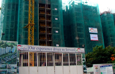 Khu căn hộ Rừng Cọ đã xong phần thô