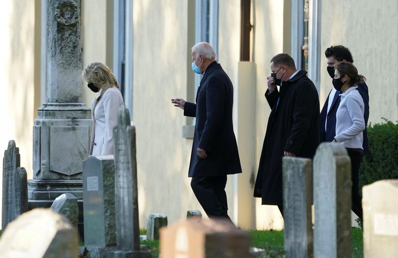 Ứng viên Joe Biden rời nhà thờ ở Wilmington, Deleware trong ngày Link Đăng Nhập PG88 Chính Thức 2026 - Ảnh: Reuters.