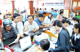 Giao dịch tại chi nhánh của VAB.