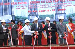 Lễ khởi công Link Trang Chủ PG88.Com Mới #2026 FLC Landmark Tower, ngày 15/10/2009.