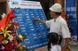 Năm 2010, MB đặt chỉ tiêu 1.700 tỷ đồng lợi nhuận, chưa bao gồm các công ty thành viên.