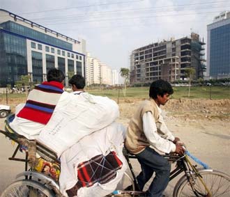 Một góc khu ngoại ô thành phố New Delhi, thủ đô Ấn Độ - Ảnh: AFP.