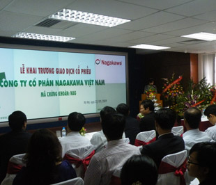 Năm 2009, Nakagawa Việt Nam đặt mục tiêu doanh thu thuần là 260 tỷ đồng, lợi nhuận sau thuế đạt 7 tỷ đồng.