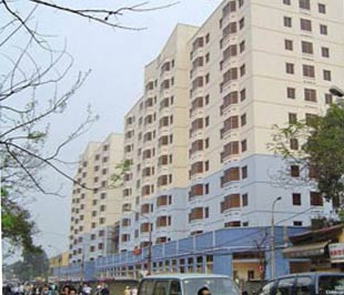 Mọt góc khu đô thị mới Việt Hưng (Hà Nội).
