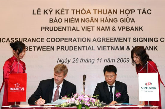 VPBank trở thành đại lý chính thức của Prudential Việt Nam, thực hiện phân phối gói sản phẩm bảo hiểm qua Pg88 com chính chủ Bancassurance tới người tiêu dùng.