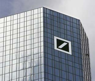 Tòa nhà trụ sở của Deutsche Bank tại Frankfurt, Đức.
