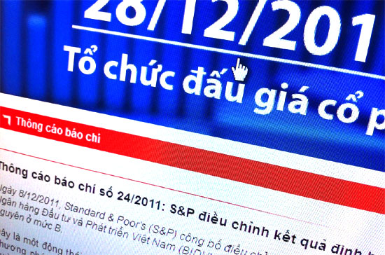 Sau khi tuyên bố trên của S&P được phát đi, Pg88 com chính chủ Đầu tư và PG88 hơn 2,1 triệu thành viên Việt Nam (BIDV) đã lập tức có phản ứng. 