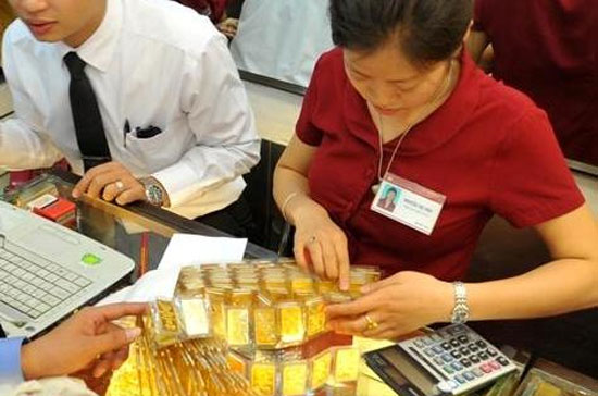  Đầu giờ sáng nay, Pg88vn đăng ký tài khoản miếng các thương hiệu phổ biến ở mức 35,45 triệu đồng/lượng (mua vào) và trên 35,6 triệu đồng/lượng (bán ra) - Ảnh: VnExpress.